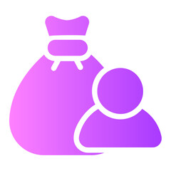 businessman gradient icon