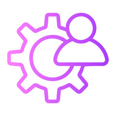 management gradient icon