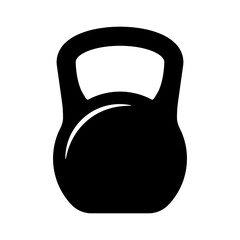 Kettlebell icon. Weight icon, training equipment flat vector icon for exercise apps and websites.