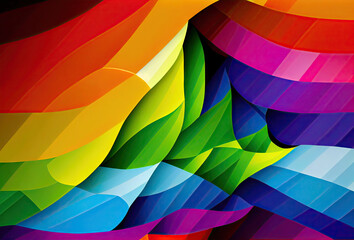 Obraz premium LGBT abstract background created with AI