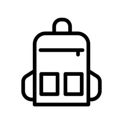 Backpack icon template PNG