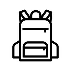 Backpack icon template PNG