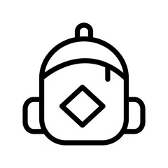 Backpack icon template PNG