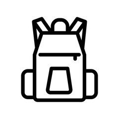 Backpack icon template PNG