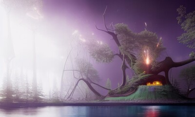 Future forest island