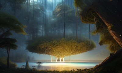 Future forest island