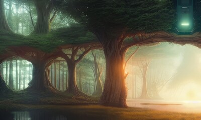 Future forest island