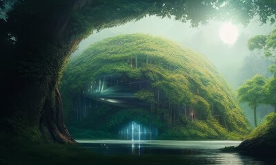 Future forest island