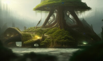 Future forest island