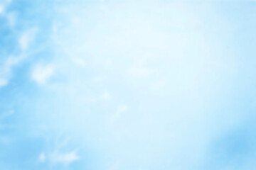 Blurred Abstract and defocused Cloudy Blue Sky Background, with copy space

