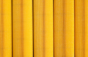 Texture of new machine filters, side view, close-up.
