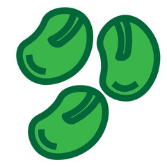 Beans Flat Icon