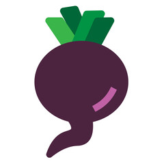 Beet Flat Icon