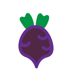 Beet Flat Icon