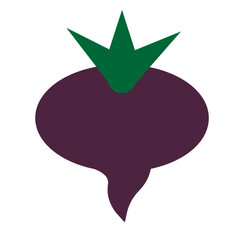 Radish Flat Icon