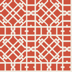 Abstract Traditional Trellis Geometric Interior Pattern Ethnic Style Minimal Luxury Design Trendy Fashion Colors Perfect for Wall Paper or Allover Fabric Print