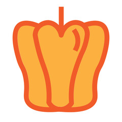 Bellpepper Flat Icon