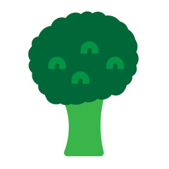 Broccoli Flat Icon