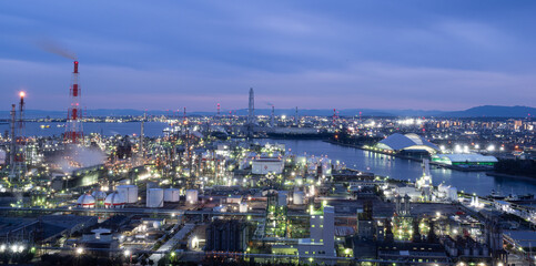 工場夜景　三重県