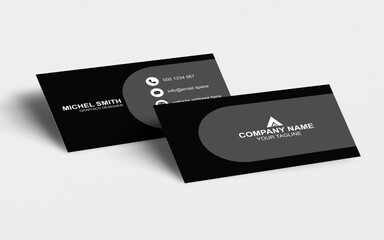 Professional business card, Minimalist business card, Outstanding business card, Personal and unique business card, Corporate business card design, Vector file & template