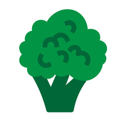 Broccoli Flat Icon