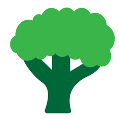 Broccoli Flat Icon