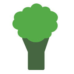 Broccoli Flat Icon