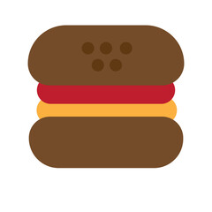 Burger Flat Icon