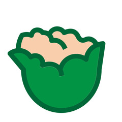 Cabbage Flat Icon