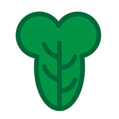 Fototapeta premium Cauliflower Flat Icon