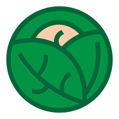 Lettuce Flat Icon
