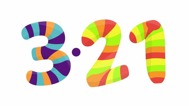 World Down Syndrome Day. March 21