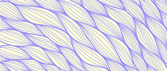 diagonal leaves pattern background vector