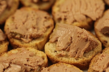 Toasts de foie gras
