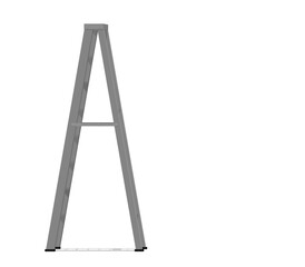 isolate ladder on white background