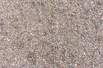 soil texture with many small stones