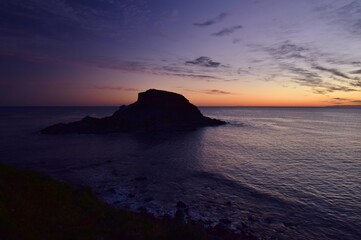 利尻島の夜明け