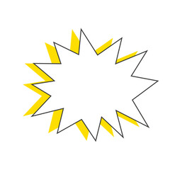 Comic Speech Bubble Illustration For Design Templates And More