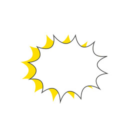 Comic Speech Bubble Illustration For Design Templates And More