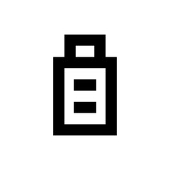 battery line icon