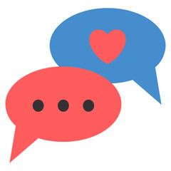 chat flat icon