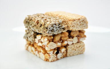 Assorted kozinak close-up. The Traditional Sweetness of Southwest Asia.