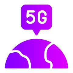 network gradient icon