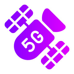 satellite gradient icon