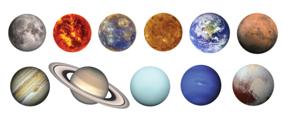 Solar system. Elements of this image furnished by NASA