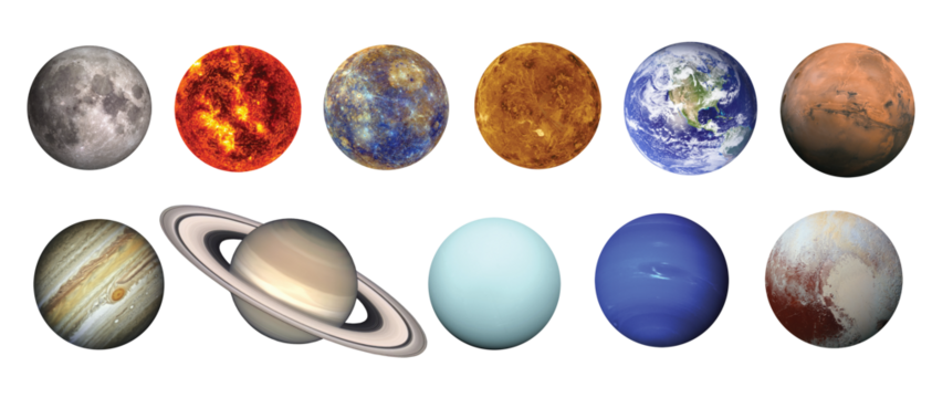 Solar system. Elements of this image furnished by NASA