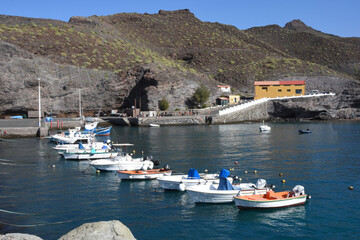 Fototapeta na wymiar Puerto de la Aldea, La aldea de San Nicolas (San Nicolás de Tolentino), Gran Canaria, islas canarias, España, Spain