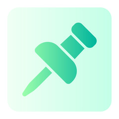 push pin gradient icon