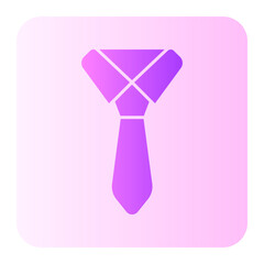 tie gradient icon