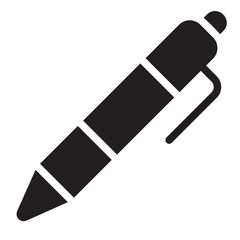 ballpoint glyph icon